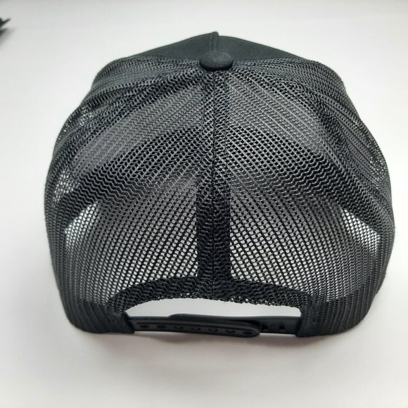 Cummins Flat Bill Trucker Mesh Snapback Cap Hat Black - Picture 4 of 4